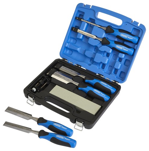 8pc wood chisels set - wood, +