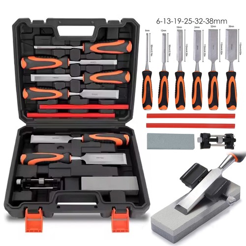 10x wood chisel set - wood,