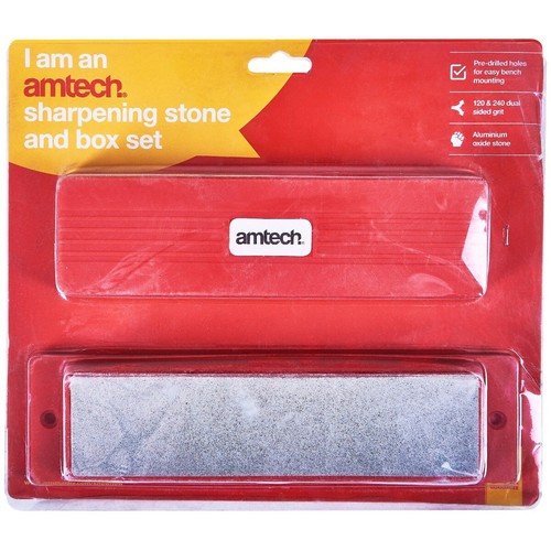 Sharpening stone and box - 8",